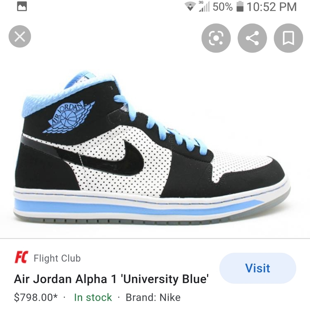 Air jordan 1 alpha size 10